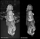 Correct over exposure from flash