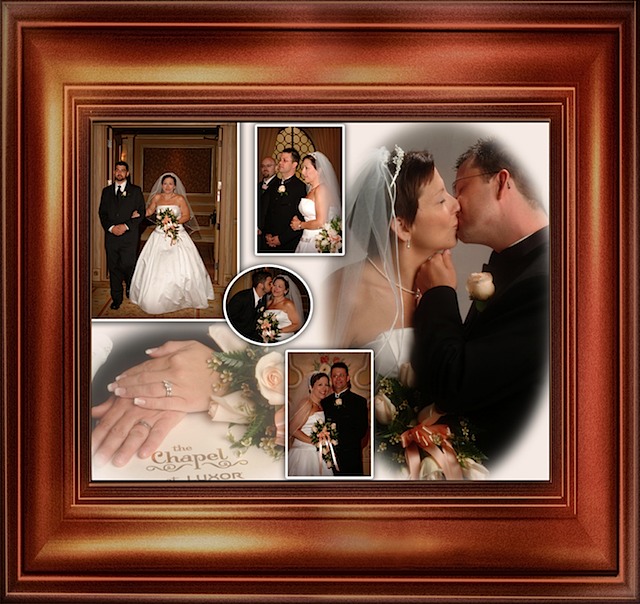 Wedding Collage 11x14 w digital frame
